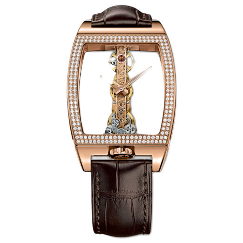 Corum Golden Bridge Diamond Watch 113.161.85 0002 0000