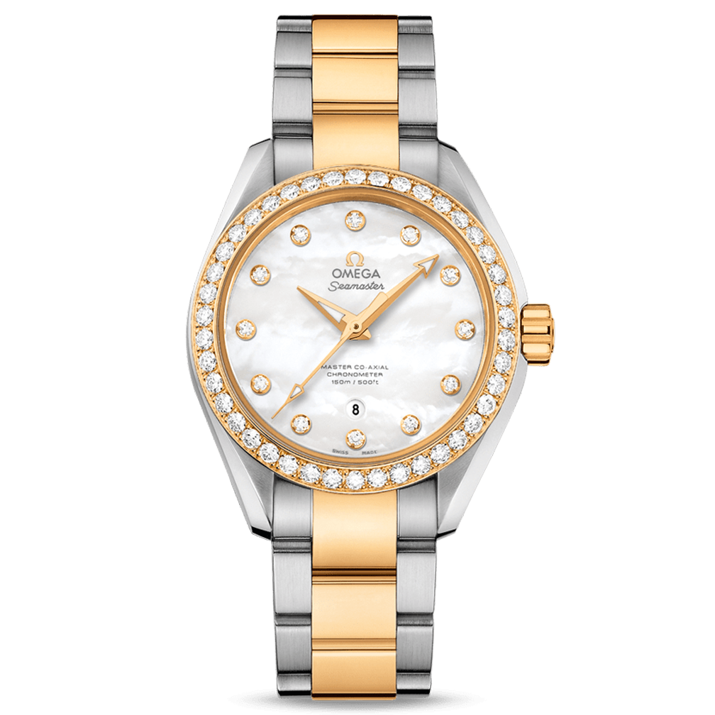 Omega Seamaster Aqua Terra Ladies Diamonds 34mm 231.25.34.20.55.006 C C