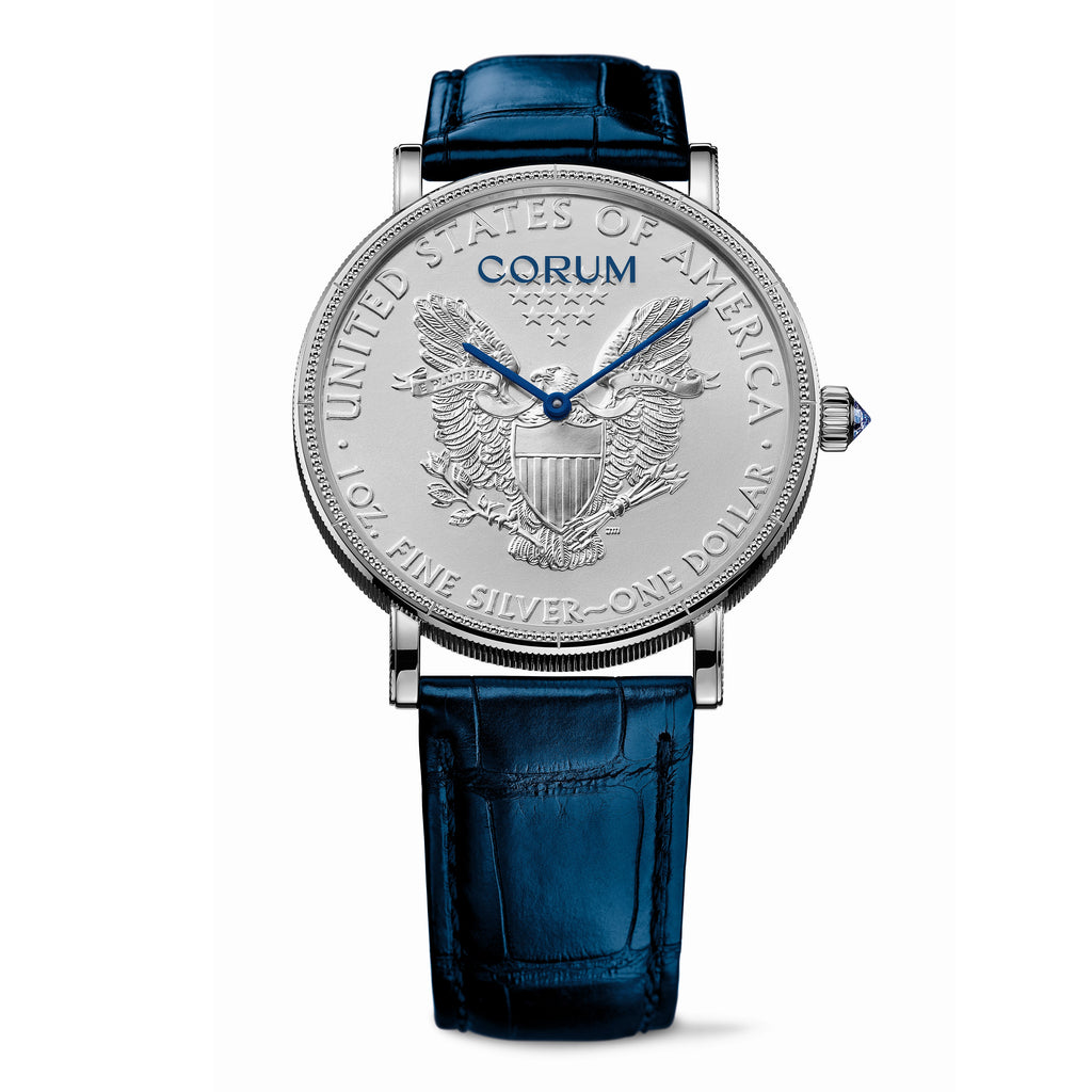 Corum Heritage Silver Coin Watch C082 03059