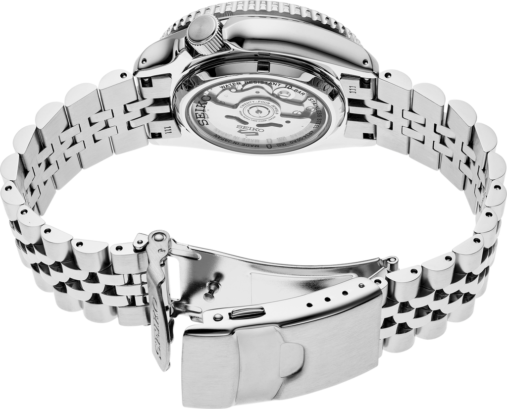 Seiko 5 SSK001 Automatic GMT Orange Dial Watch – Carat & Co.