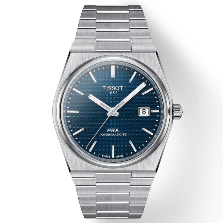 Tissot PRX Powermatic 80 Blue Dial Automatic 40mm Watch Carat Co