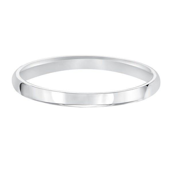 Low Dome Plain 2MM Wedding Band