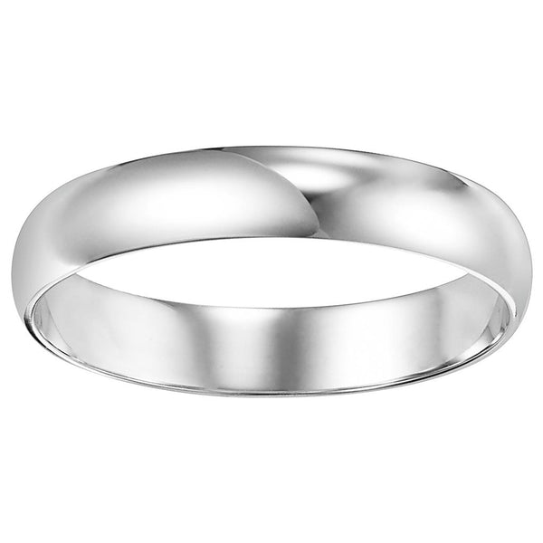 Low Dome Plain 4MM Wedding Band