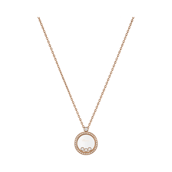 Happy Diamonds Icons Rose Gold Diamond Pendant