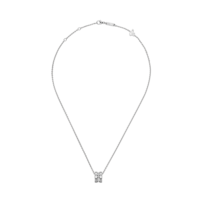 797005-1003 - Chopard Ice Cube White Gold Necklace with Diamonds – C&C