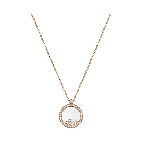 Happy Diamonds Rose Gold Pendant