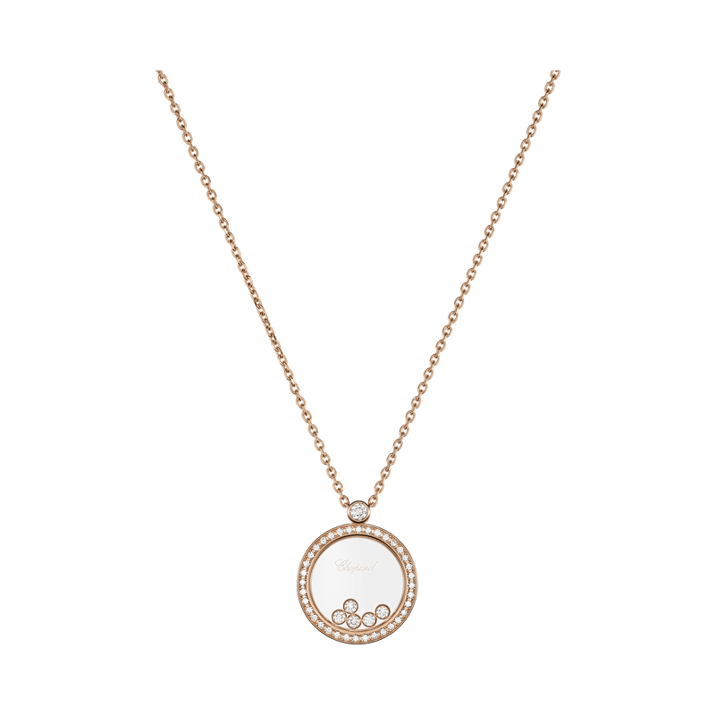 Happy Diamonds Rose Gold Pendant