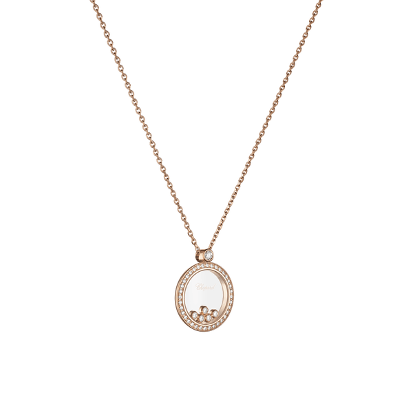 Happy Diamonds Rose Gold Pendant