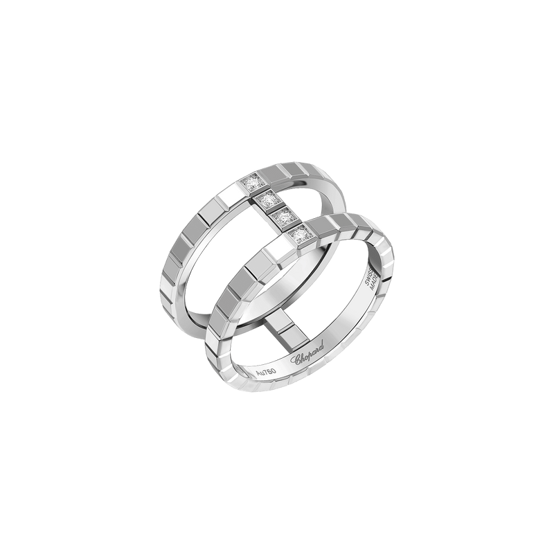 Chopard Ice Cube White Gold Diamond Ring