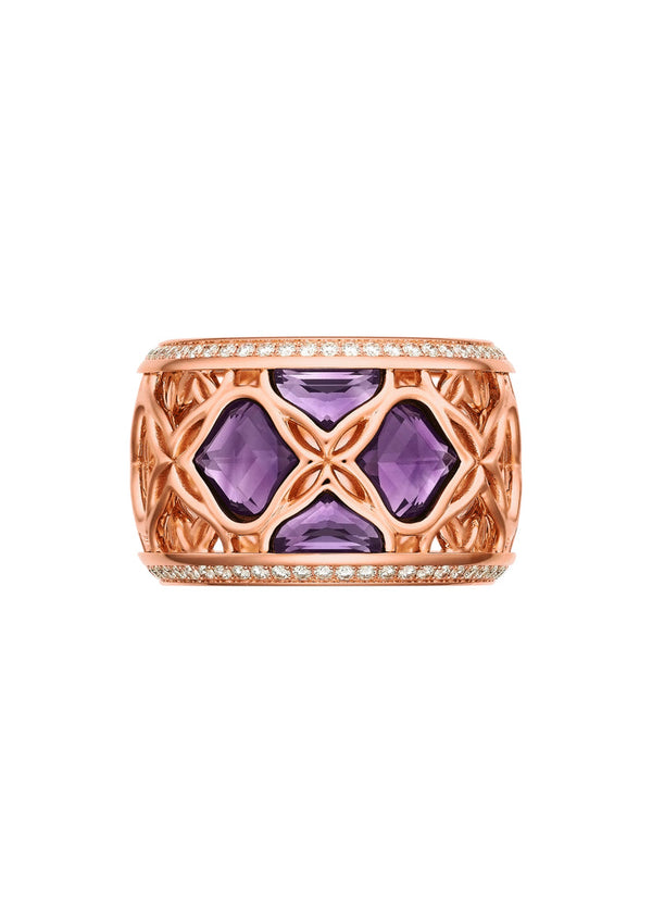 Imperiale Rose Gold Amethyst Ring