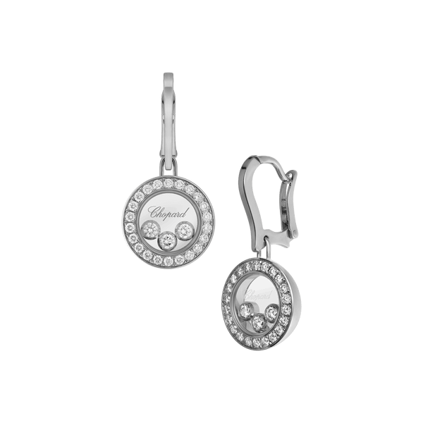 Happy Diamonds Icons White gold diamond earrings