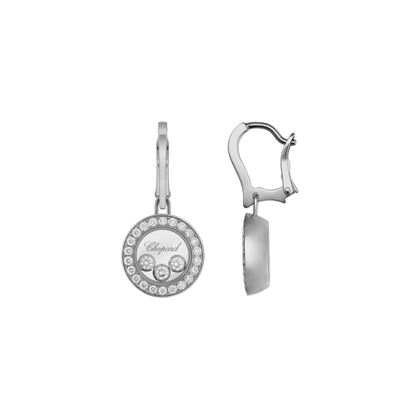 Happy Diamonds Icons White gold diamond earrings