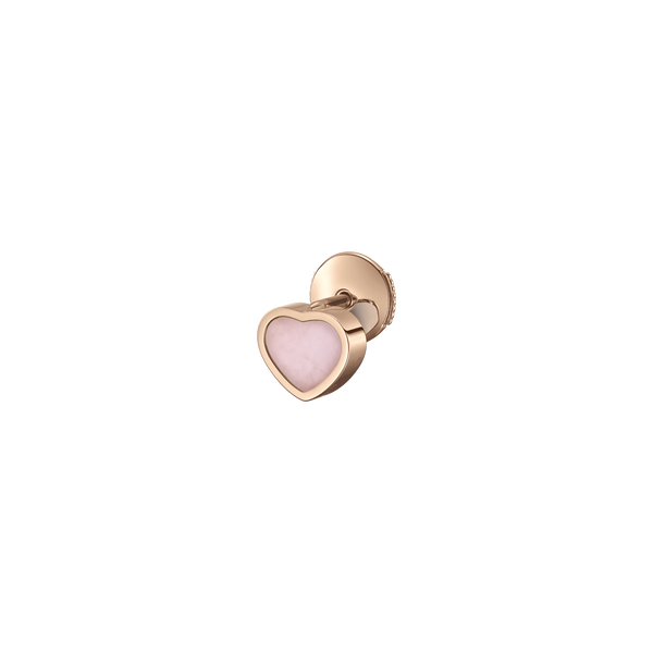 My Happy Hearts Rose Gold Pink Opal Earring