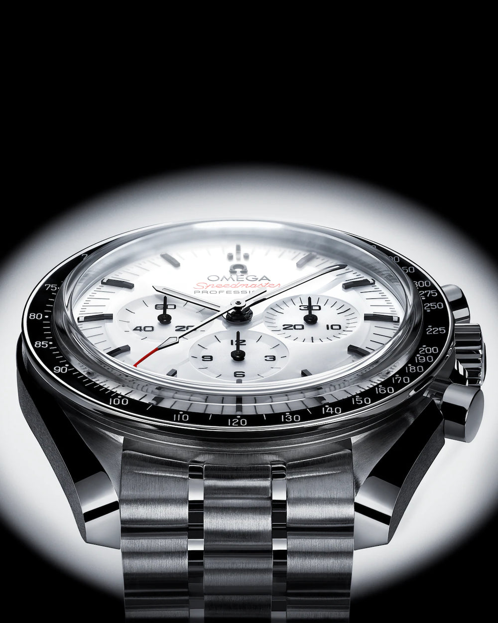 OMEGA Speedmaster Professional Moonwatch White Dial Sapphire Sandwich C C