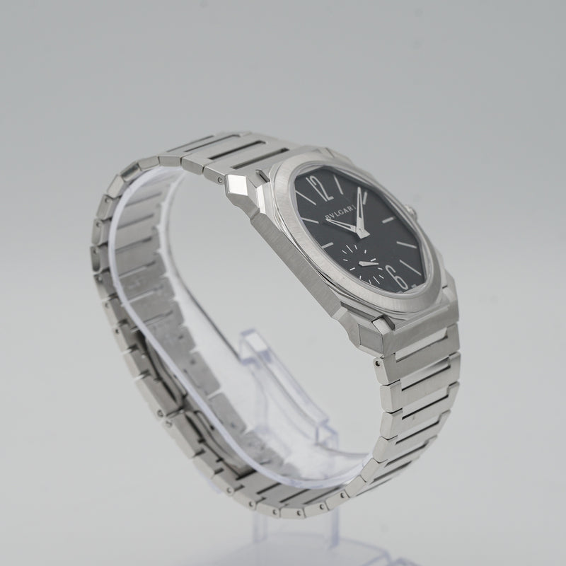 BVLGARI 103297 Bulgari Octo Finissimo Automatic Black Dial 40mm Stainless Steel Watch case side