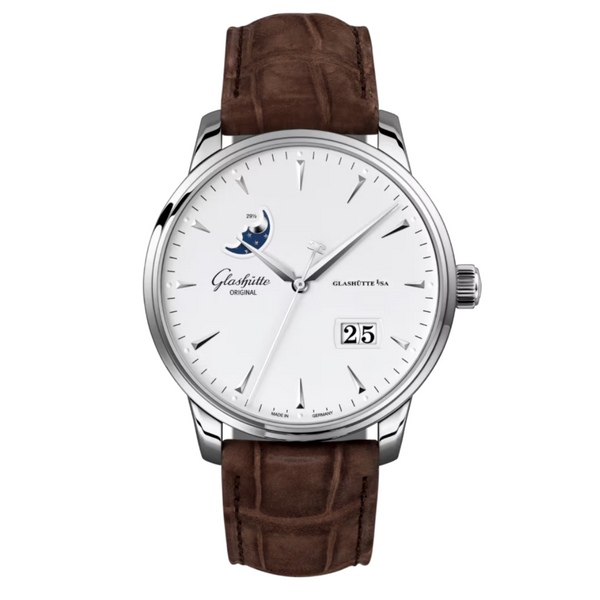 Glashütte Original Senator Excellence Panorama Date Moon Phase soldier