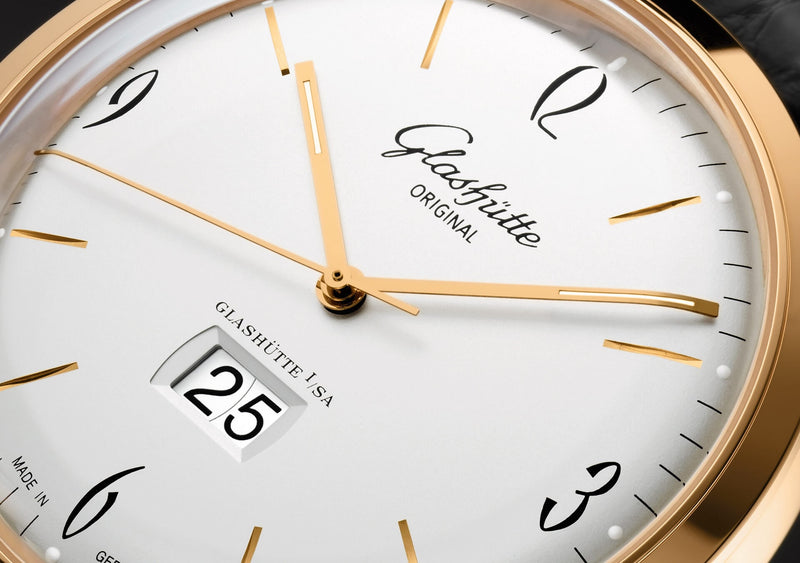 Glashütte Original Sixties Panorama Date 2-39-47-01-01-04 logo