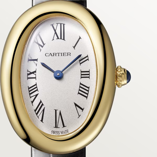 Dial View Cartier WGBA0042 Baignoire Small Yellow Gold Quartz Watch