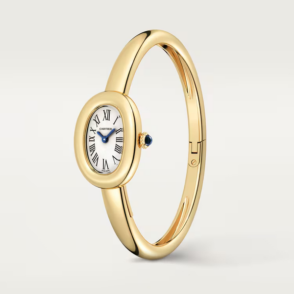 Side View Cartier WGBA0045 Baignoire Mini Model Yellow Gold Watch
