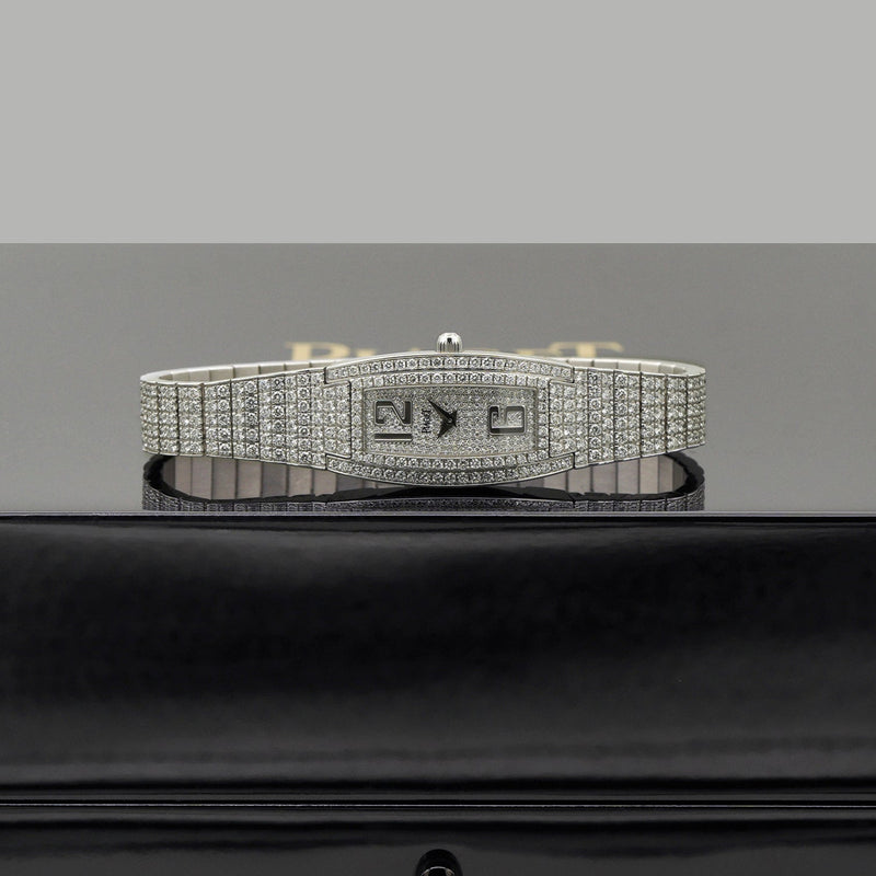 Piaget Limelight Tonneau-shape Bracelet watch G0A26054 side lay