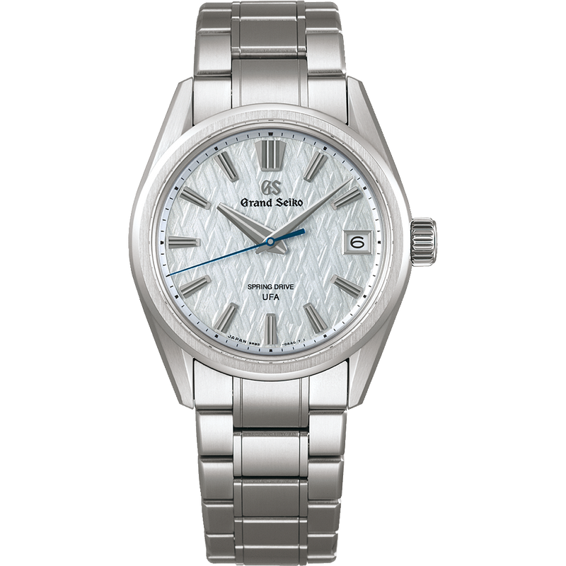 Grand Seiko SLGB003 Evolution 9 UFA Spring Drive Titanium soldier shot