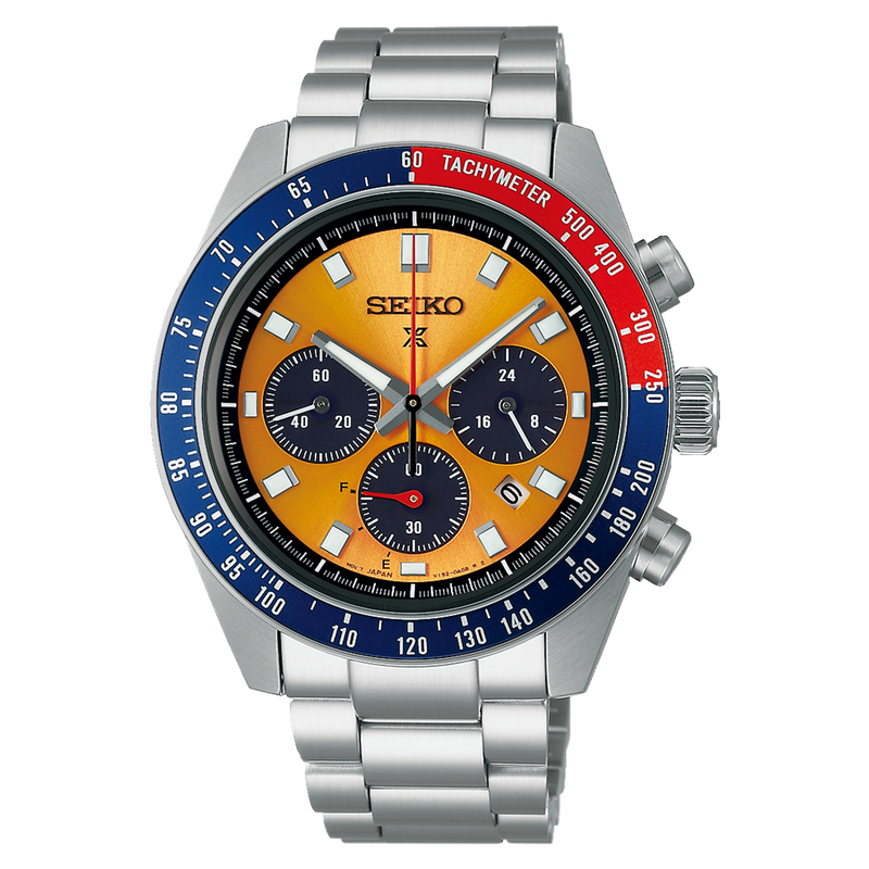 Seiko Prospex Speedtimer Chronograph Solar Quartz SSC947 Pogue