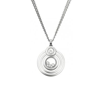 Happy 8 White Gold Diamond Pendant