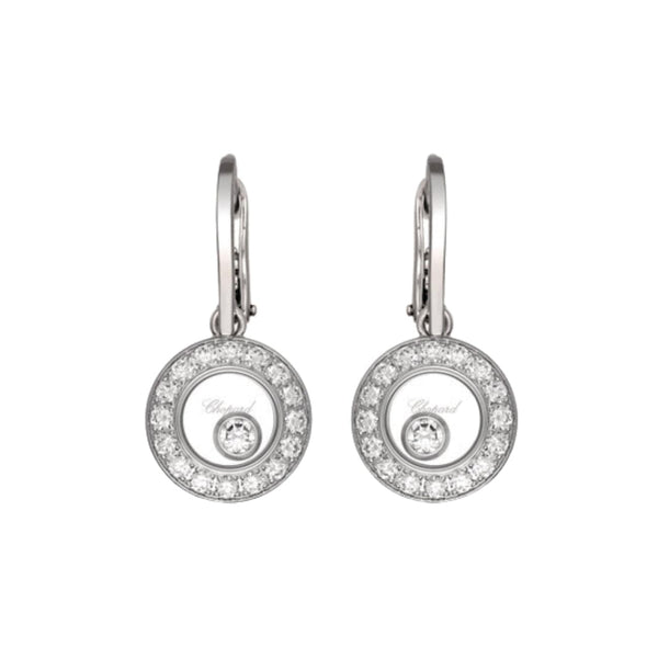 Happy Diamonds Icons White gold diamond earrings