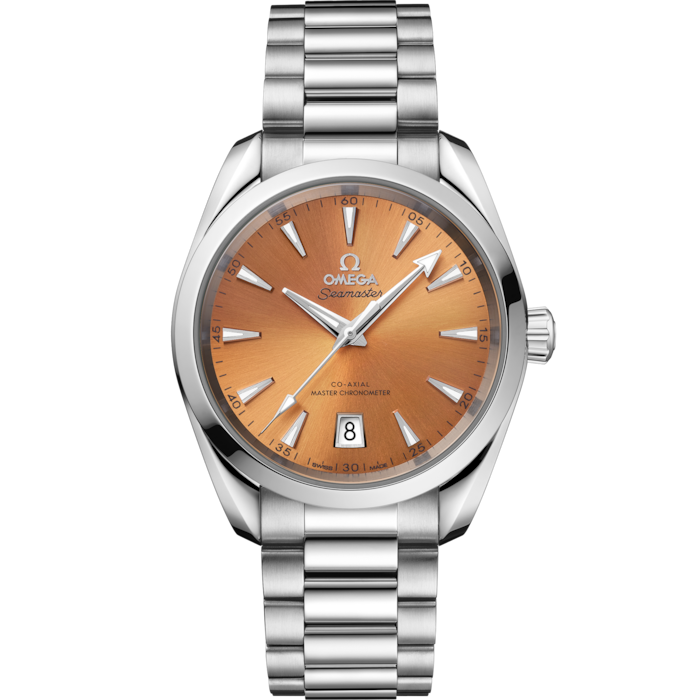 Front View  Omega Seamaster Aqua Terra Shades Saffron