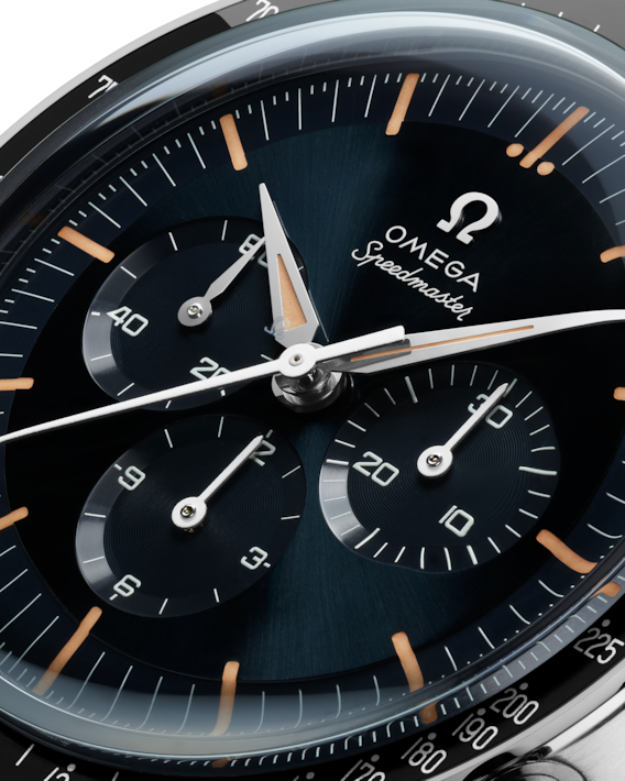 OMEGA Speedmaster First Omega in Space Chronograph 39.7mm Watch sapphire crystal