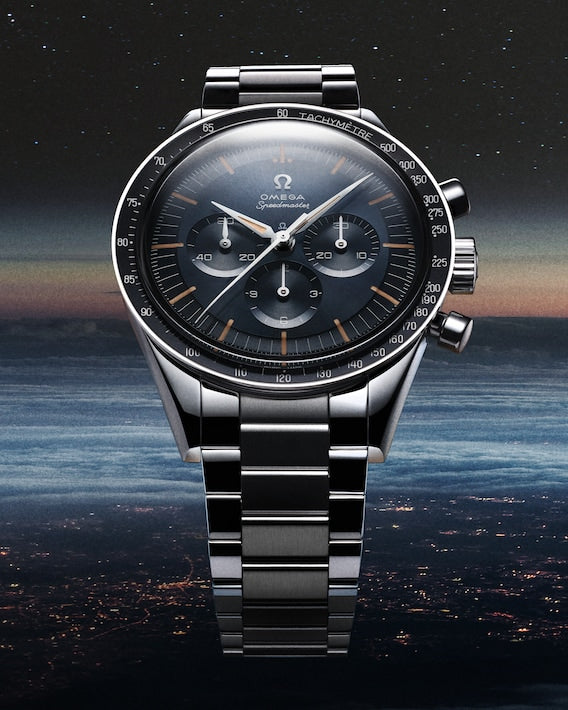 OMEGA Speedmaster First Omega in Space Chronograph 39.7mm Watch promo shot