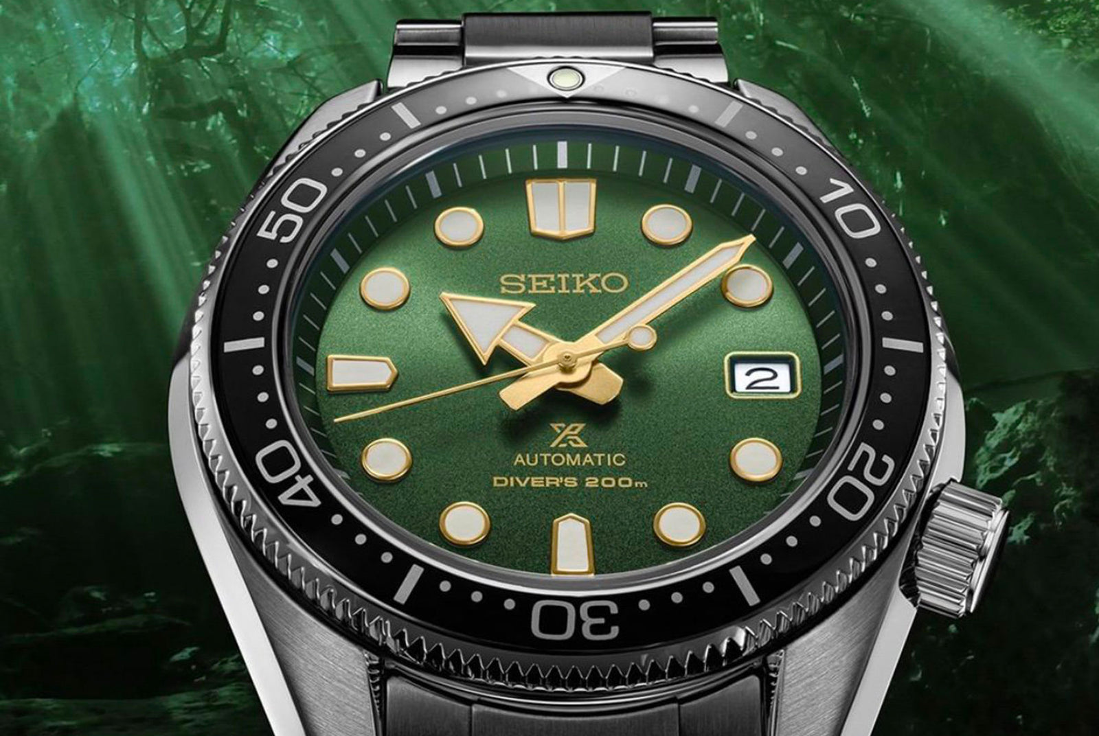 Seiko Prospex Automatic Dive Watch SPB105 Green Dial C C