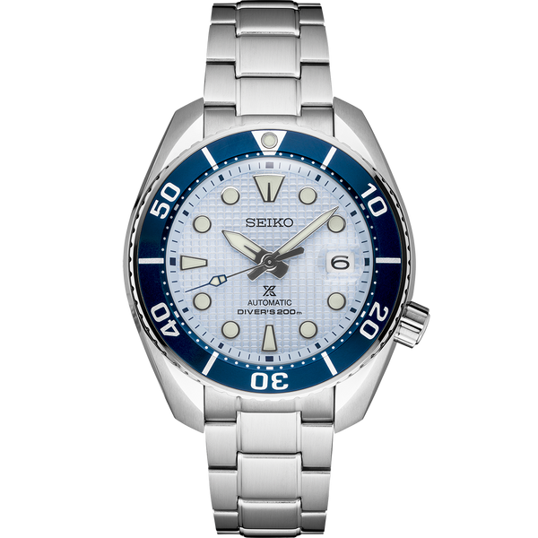 Islander Ice Blue Waffle Dial Automatic Dive Watch