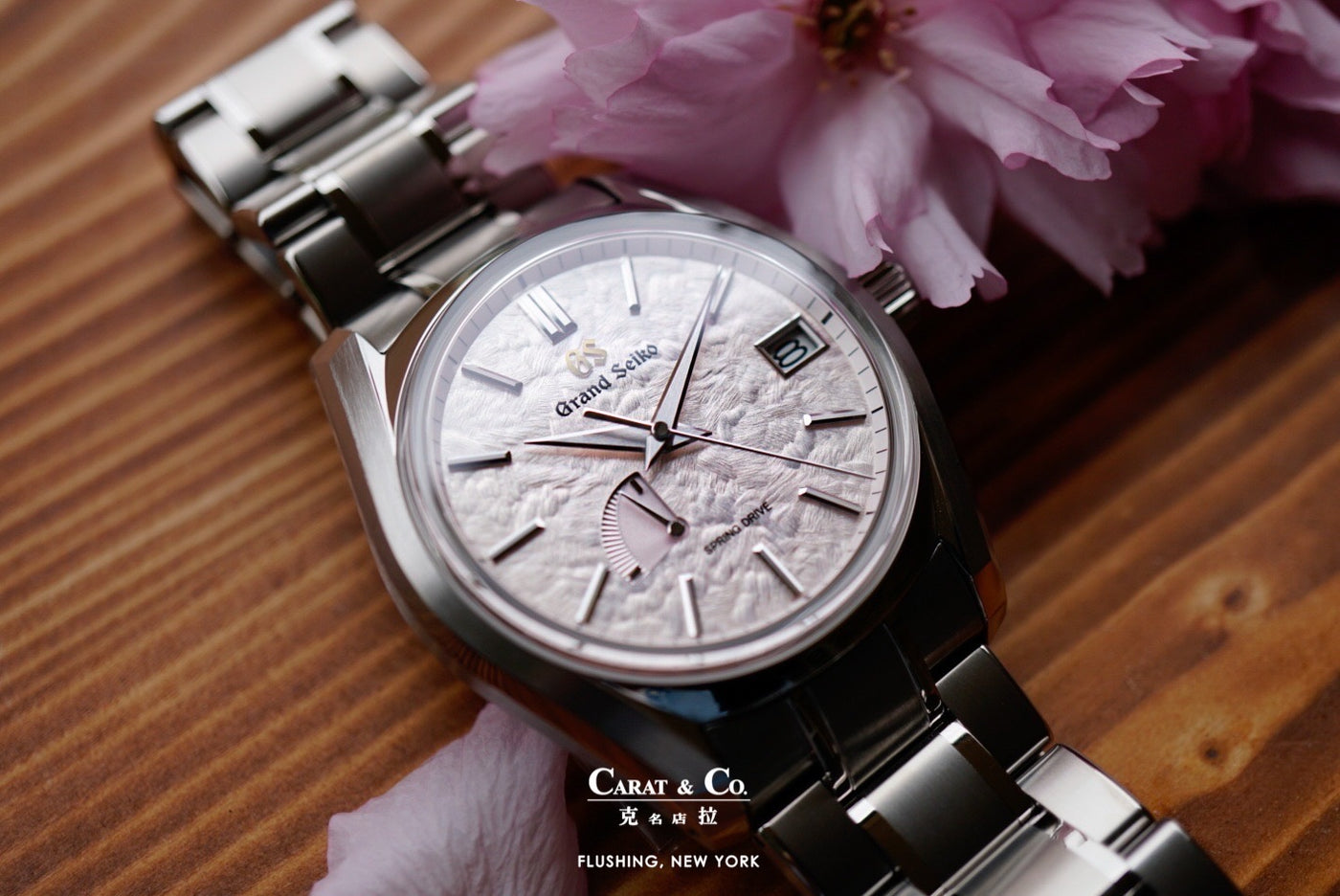 Grand seiko pink dial hotsell